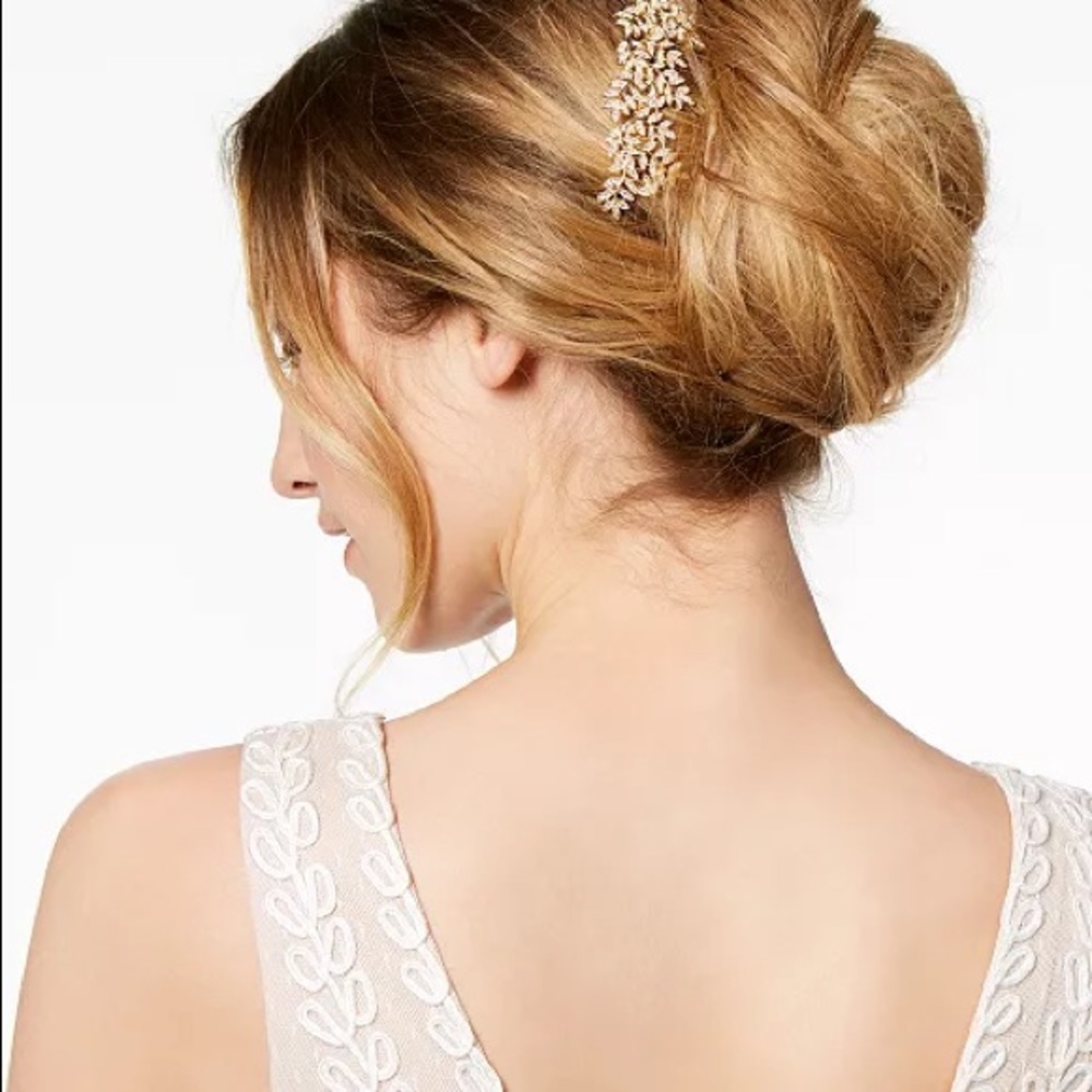 New Silver Bridal Hair Comb